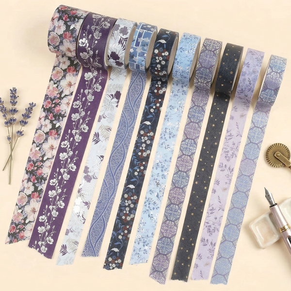 Shades Of Blue Washi Tape Set