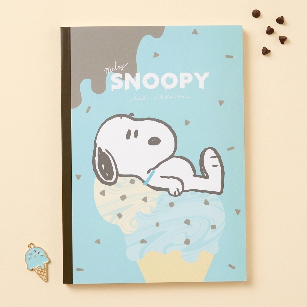 Snoopy Melty Ice Cream Notebook - Limited Summer Edition