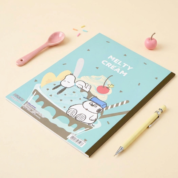Snoopy Melty Ice Cream Notebook - Limited Summer Edition