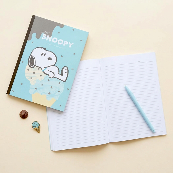 Snoopy Melty Ice Cream Notebook - Limited Summer Edition