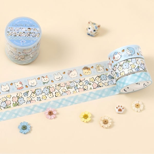 Soft Bloom Washi Tape - Set of 3