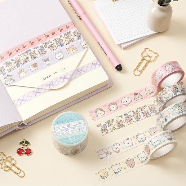 Soft Bloom Washi Tape - Set of 3