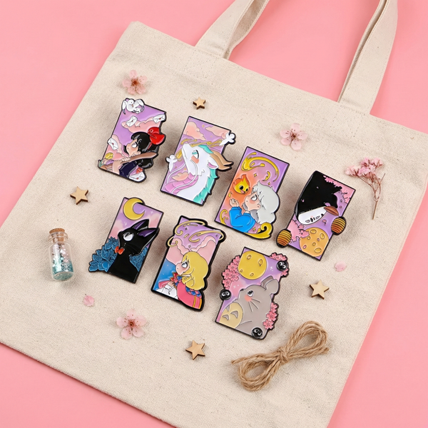 Studio Ghibli Dreamscape Enamel Pins