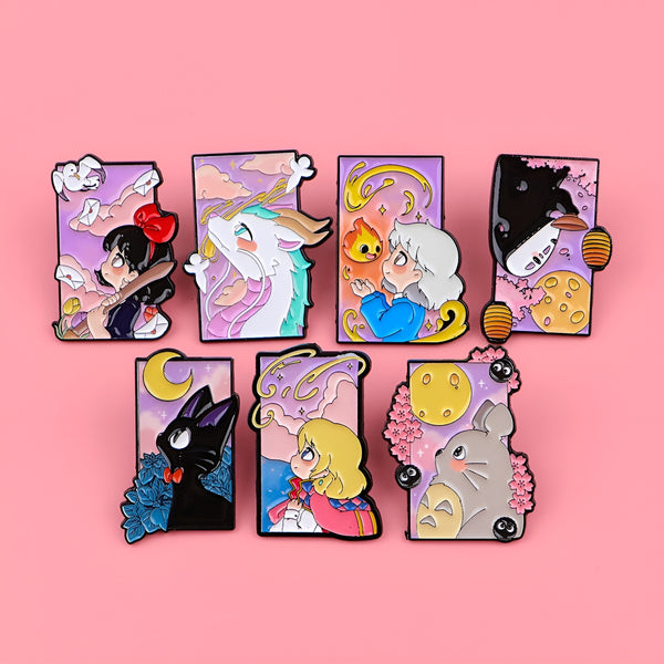 Studio Ghibli Dreamscape Enamel Pins