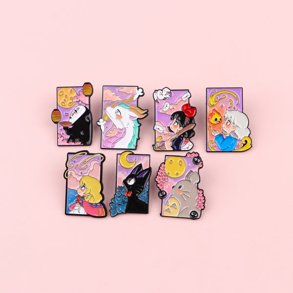 Studio Ghibli Dreamscape Enamel Pins