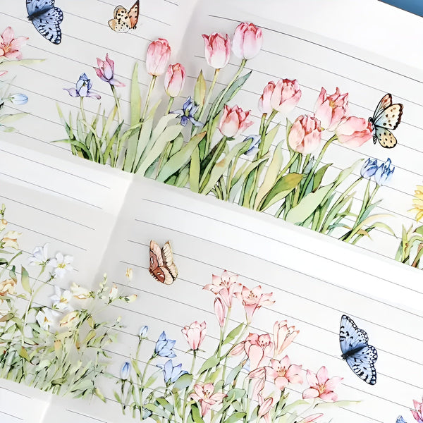 Flowering Shrubs Clear Masking Tape - Extra Wide