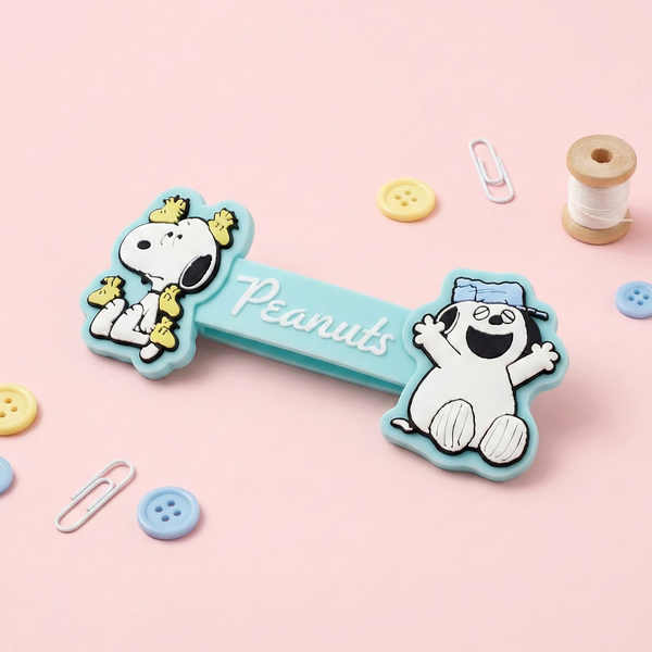 Sun-Star Peanuts Snoopy Cable Holder - Blue