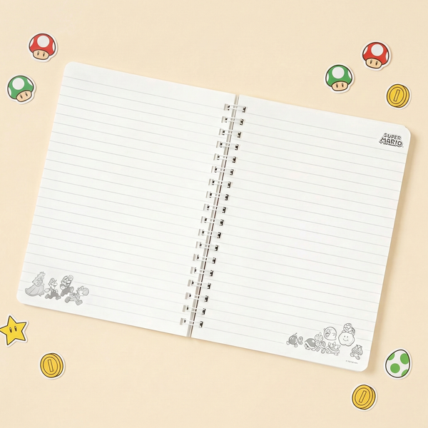 Sun-Star & Nintendo Super Mario Notebook - Limited Edition - Mikata