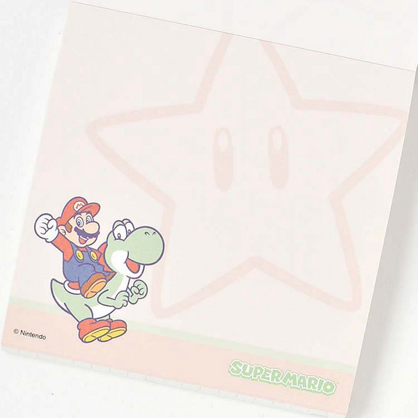 Sun-Star & Nintendo Super Mario Square Memo Pad - Limited Edition