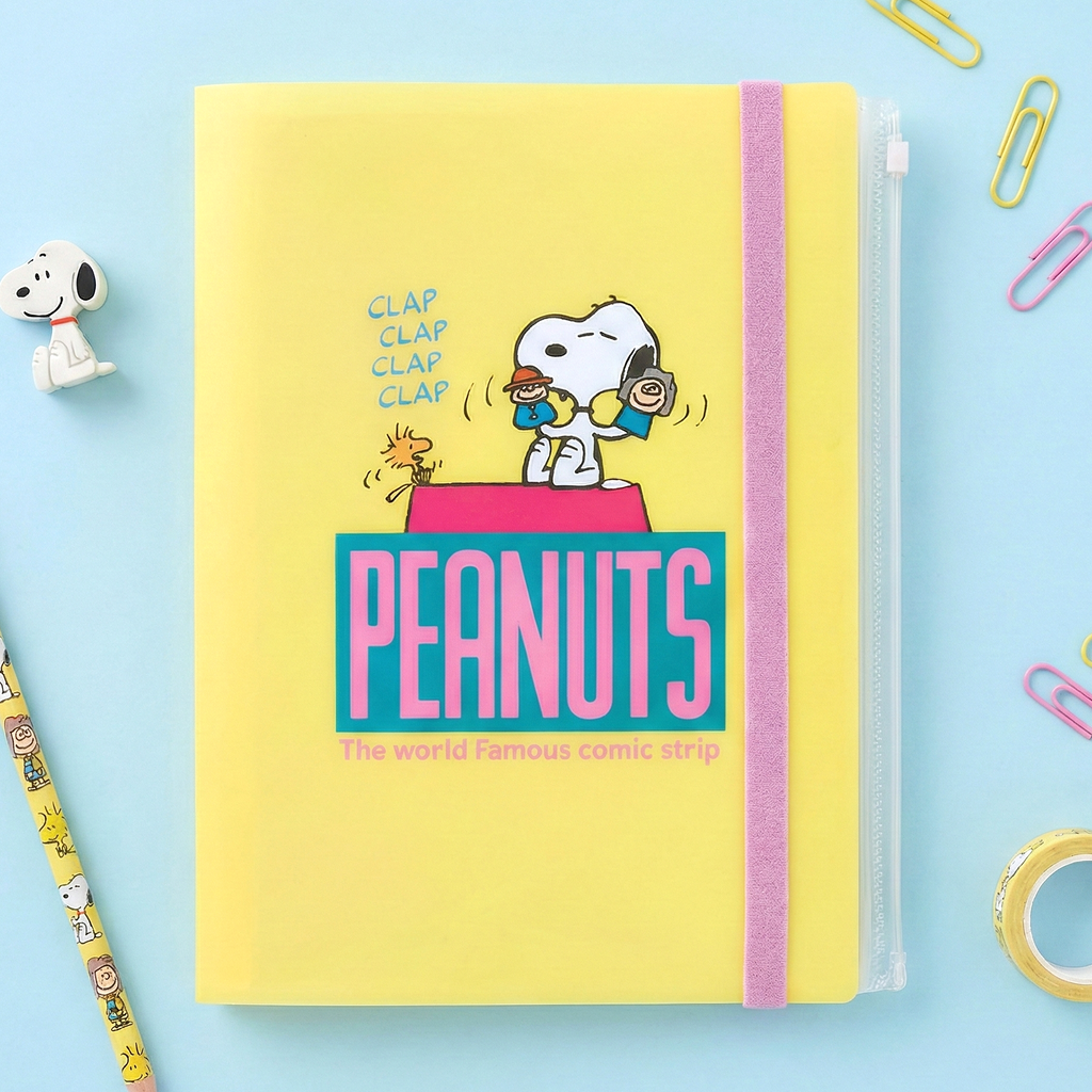 Sun-Star Peanuts Snoopy Clear Book - A4 - New Limited Edition