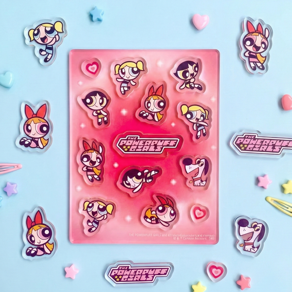 The Powerpuff Girls Acrylic Flake Set