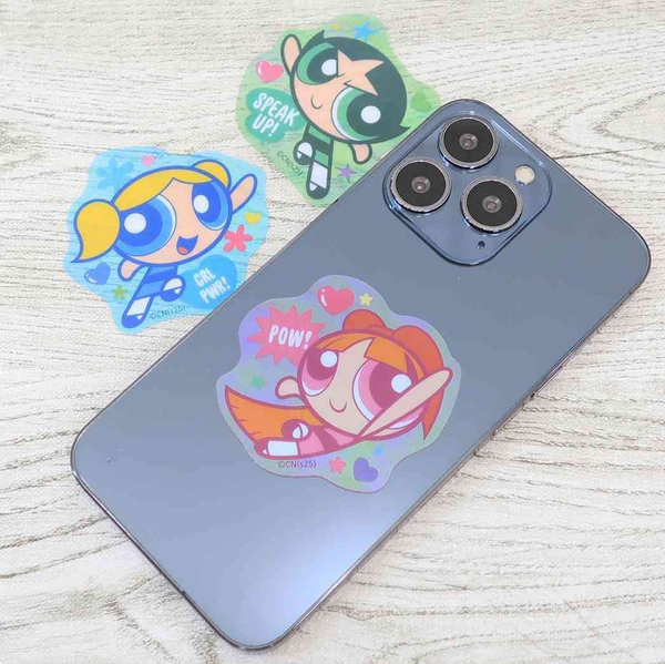 Powerpuff Girls Premium Clear Sticker Set – Japanese Edition