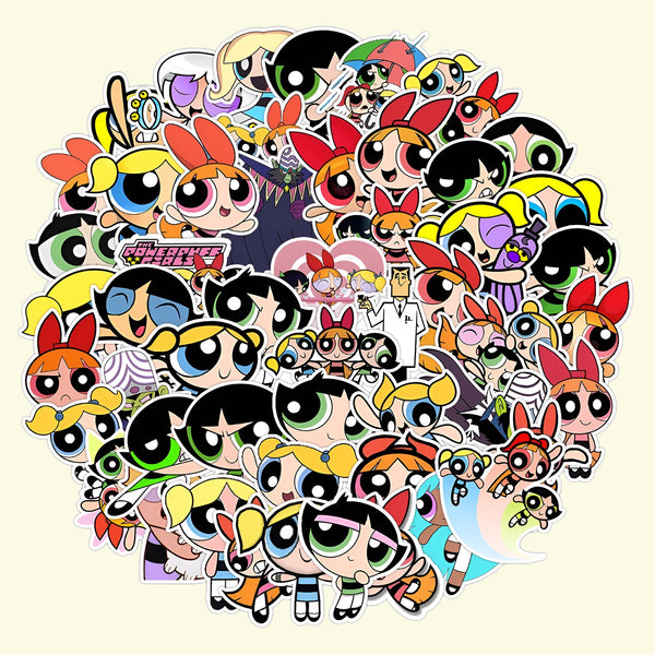 The Powerpuff Girls Cartoon Stickers