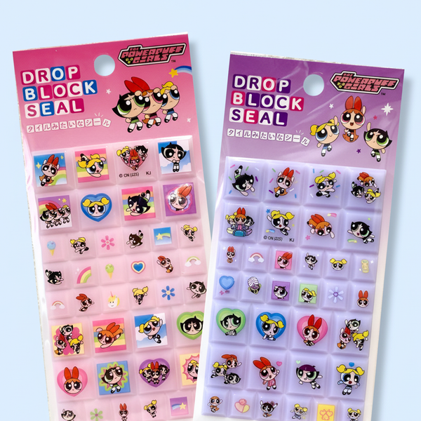 The Powerpuff Girls 3D Block Stickers