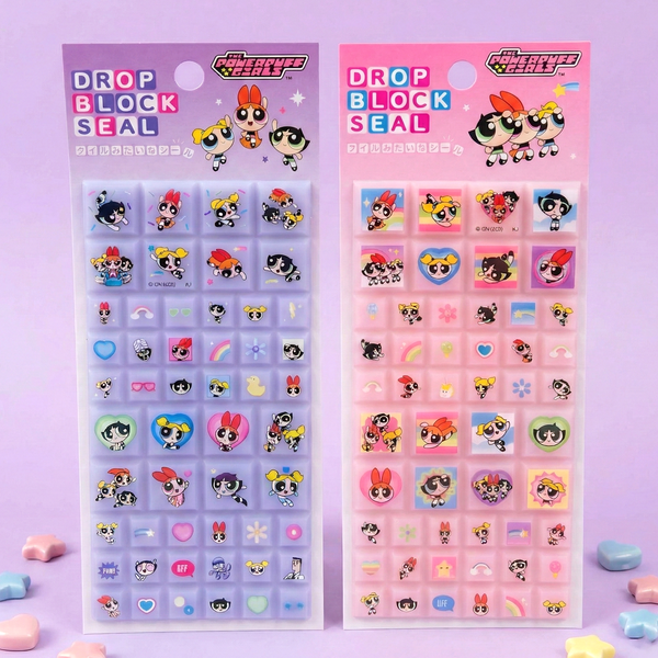 The Powerpuff Girls 3D Block Stickers