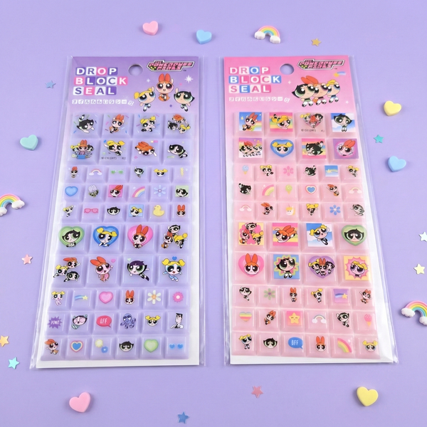 The Powerpuff Girls 3D Block Stickers
