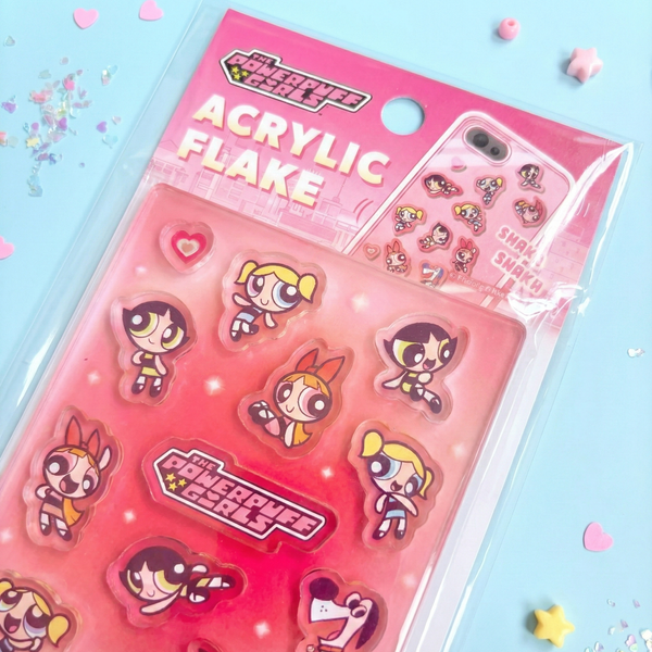 The Powerpuff Girls Acrylic Flake Set