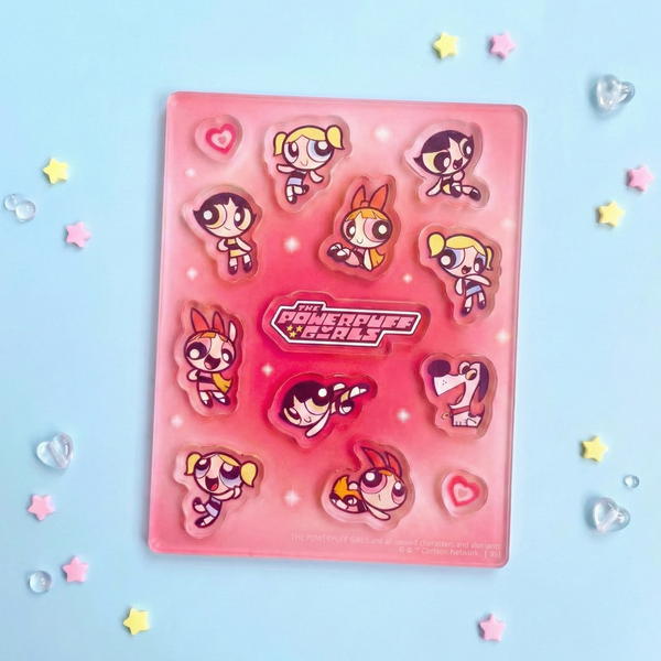 The Powerpuff Girls Acrylic Flake Set