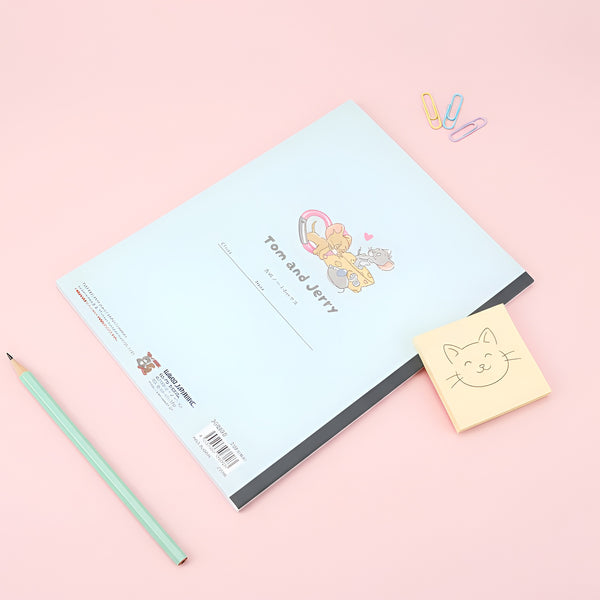 Tom & Jerry B5 Notebook - I'm So Lucky To Have a Friend Like You - Cheese Pouch