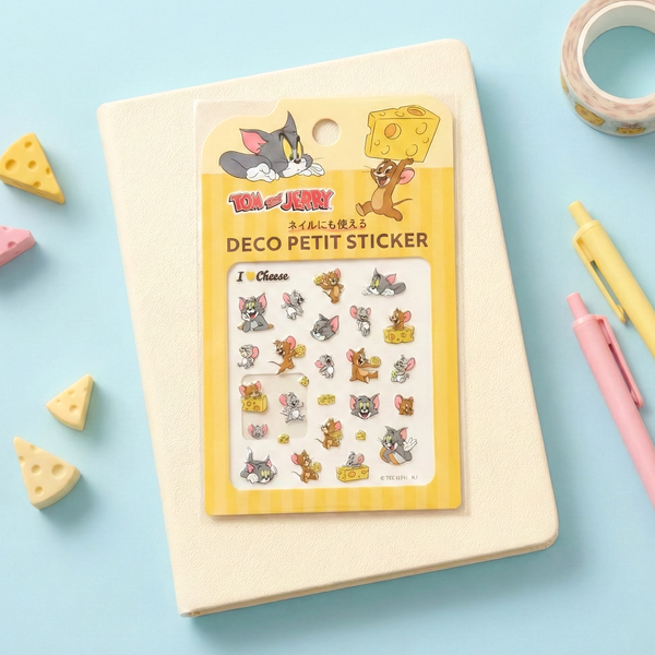 Tom & Jerry Deco Petit Stickers - I Love Cheese