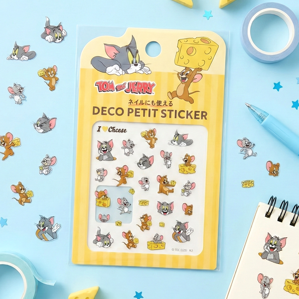 Tom & Jerry Deco Petit Stickers - I Love Cheese