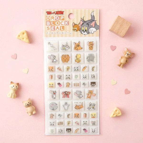 Tom & Jerry 3D Block Stickers