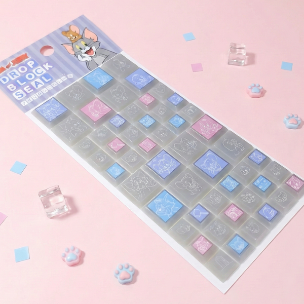 Tom & Jerry 3D Block Stickers