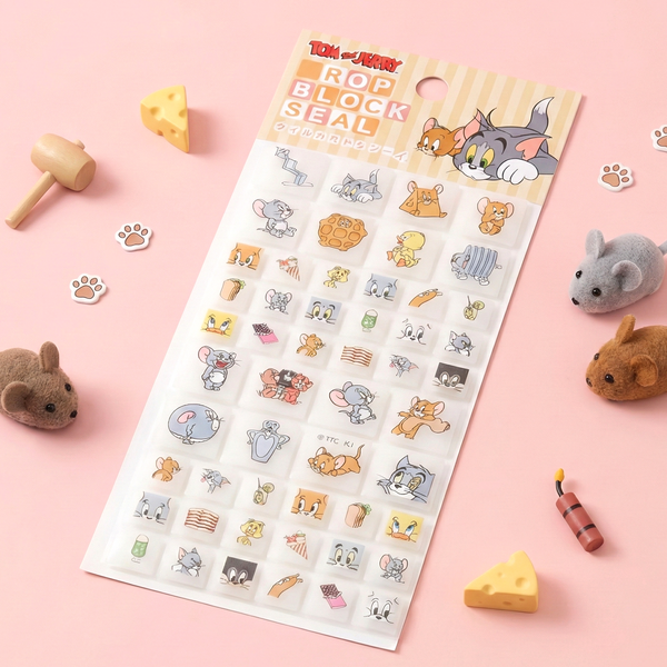 Tom & Jerry 3D Block Stickers