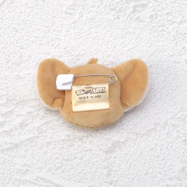 Tom & Jerry Plush Pin – Soft 3D Character Brooch