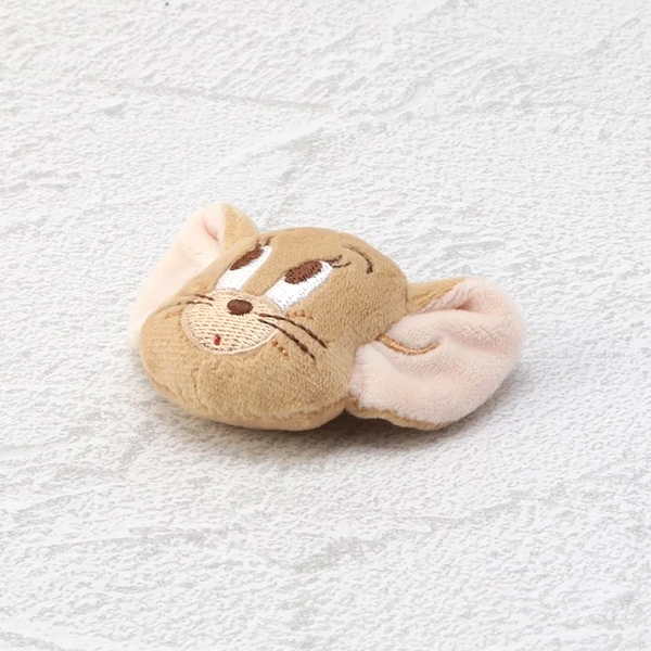 Tom & Jerry Plush Pin – Soft 3D Character Brooch
