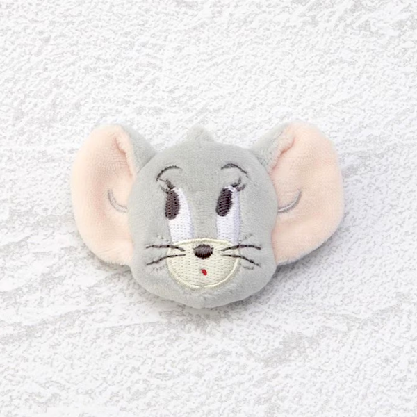 Tom & Jerry Plush Pin – Soft 3D Character Brooch