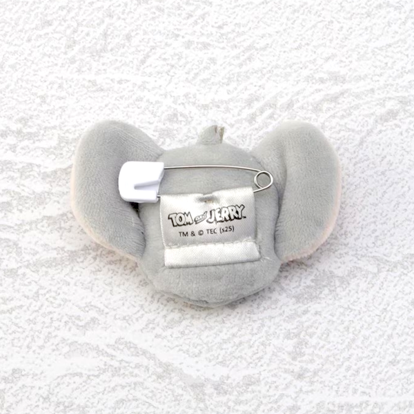 Tom & Jerry Plush Pin – Soft 3D Character Brooch