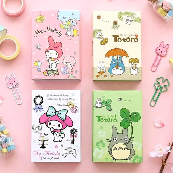 Totoro & My Melody Sticky Memo Set