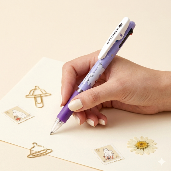 Uni Jetstream Moomin 3-in-1 Multi Color Pen - Starry Night