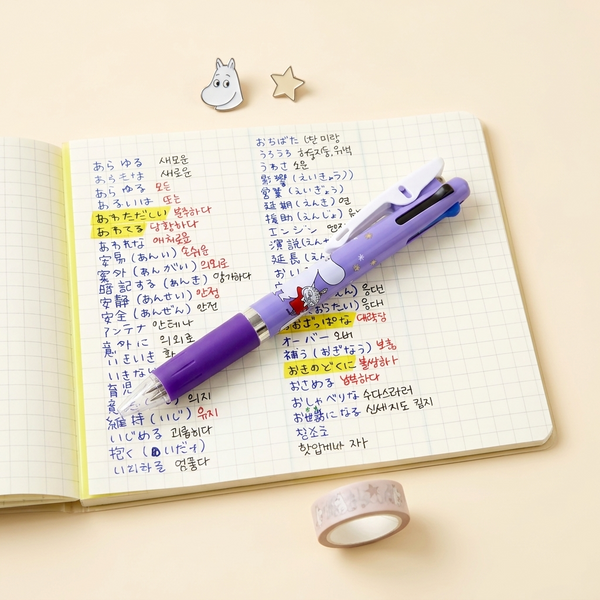 Uni Jetstream Moomin 3-in-1 Multi Color Pen - Starry Night