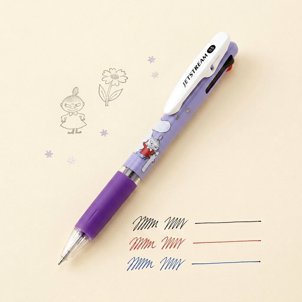 Uni Jetstream Moomin 3-in-1 Multi Color Pen - Starry Night