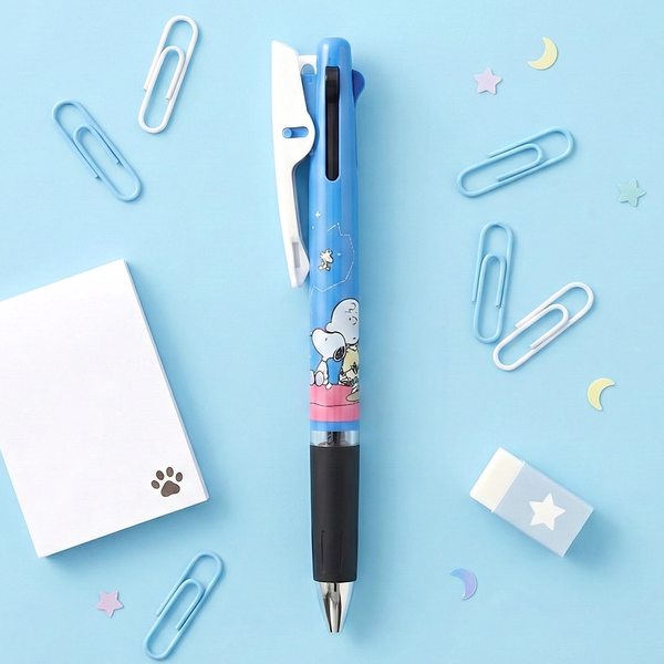 Uni Jetstream Peanuts Snoopy 3-in-1 Multi Color Pen - Snoopy & Night Sky
