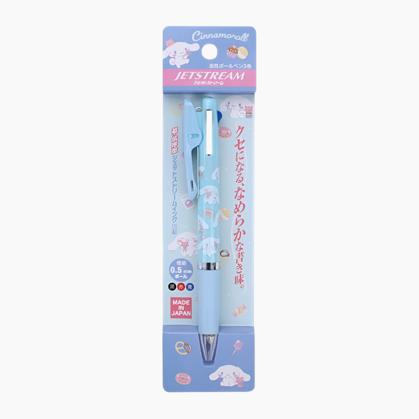 Uni x Sanrio Jetstream 3-Color Ballpoint Pen - Cinnamoroll