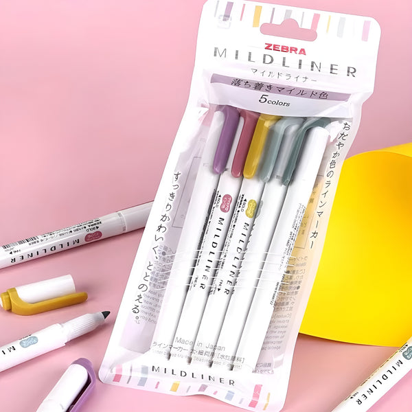 Zebra Mildliner Double Sided Highlighters - NEW COLORS