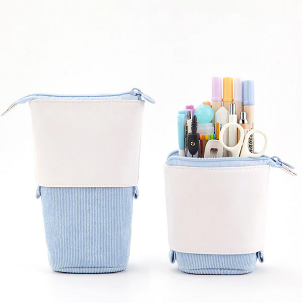 Corduroy Pop-up Pencil Case (5 Colors)