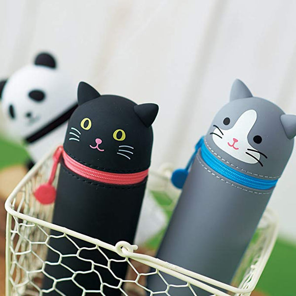 PuniLabo Cute Animal Stand Pen Case | Pen Holder | Pencil Case | Pen Stand