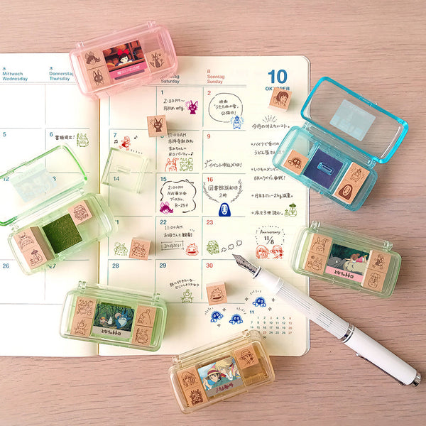 Beverly Howl's Moving Castle Stamp Set with Ink Pad
