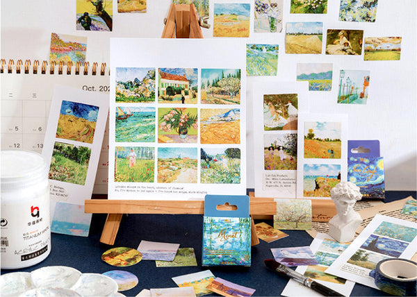 Claude Monet Paper Stickers