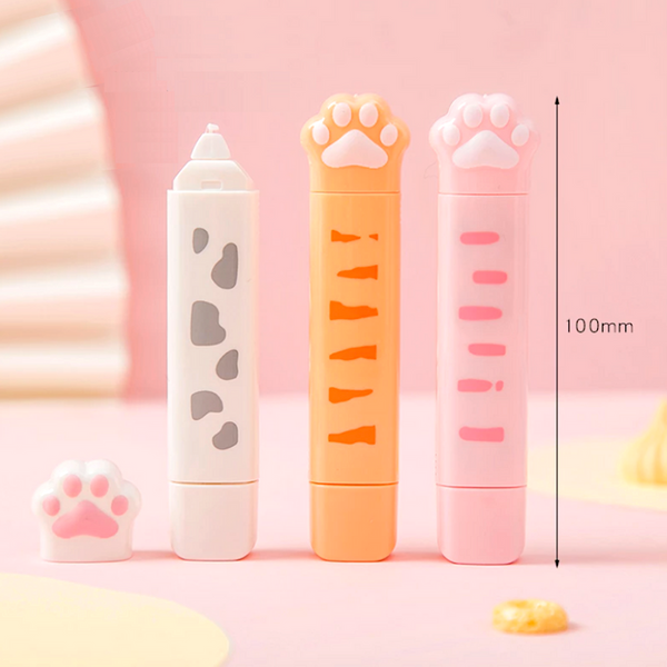 2-in-1 Cat Paw Correction & Glue Tape Roller