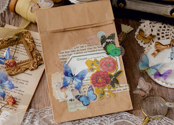 MO•CARD Original Deco Stickers - Blue Butterflies