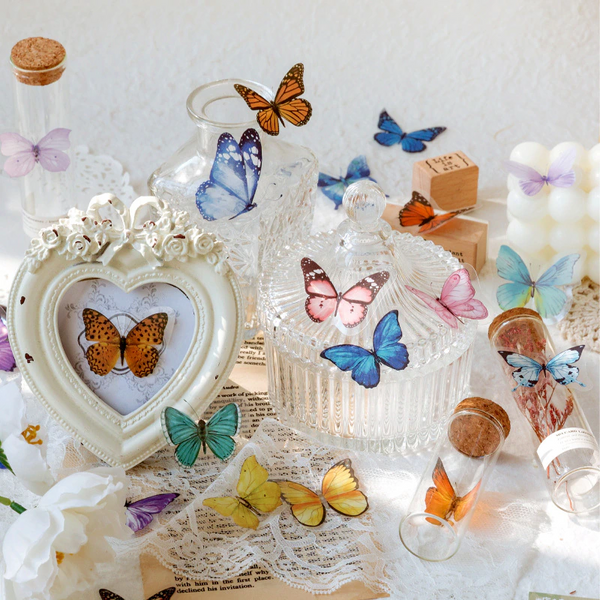 MO•CARD Original Deco Stickers - Blue Butterflies
