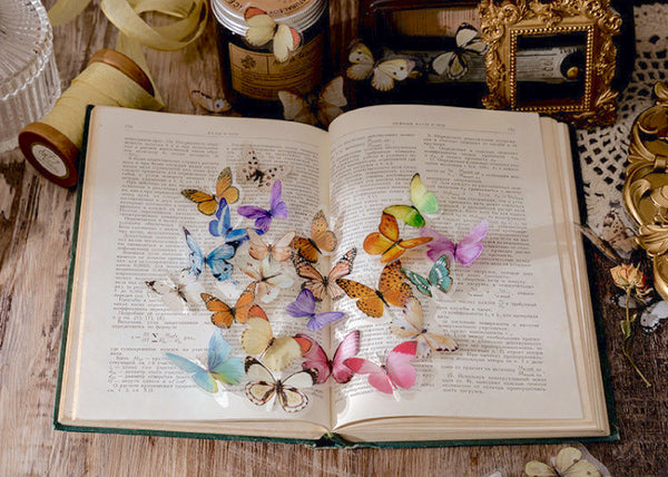 MO•CARD Original Deco Stickers - Blue Butterflies