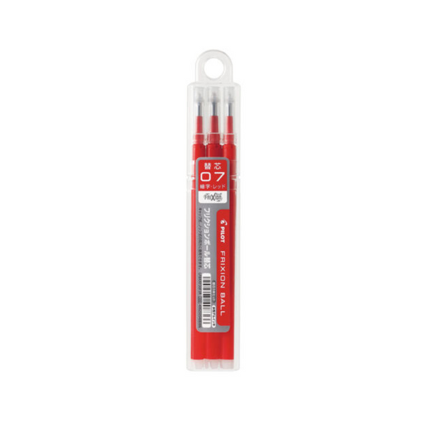 Pilot FriXion Ball Knock Retractable Gel Pen Refill - 0.5 mm - Pack of 3