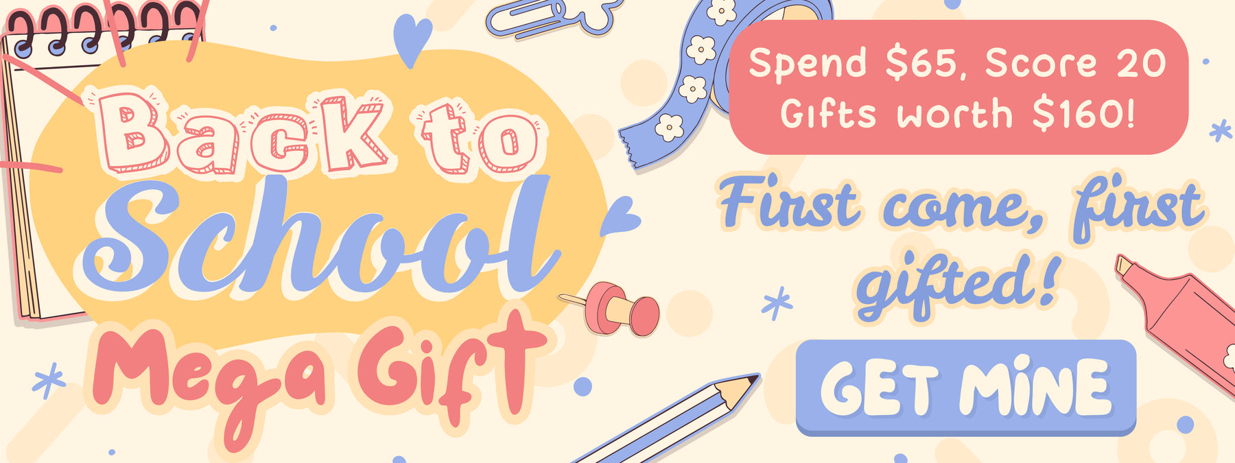 back to school mega gift